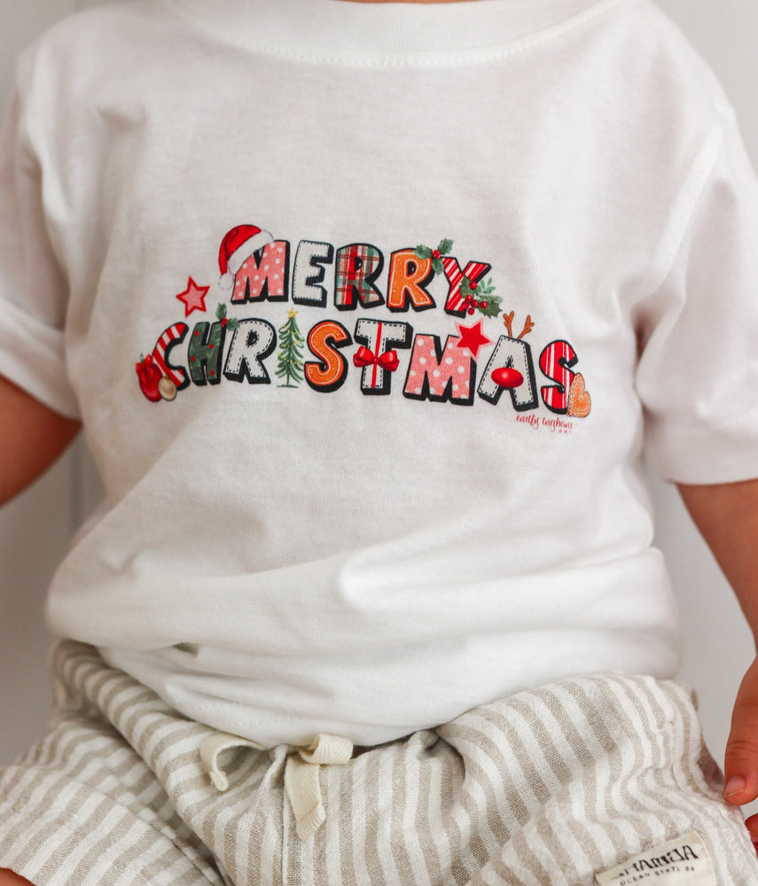 
            
                Load image into Gallery viewer, MERRY CHRISTMAS TEE - KIDS PREORDER
            
        