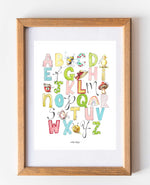 COTTAGE CORE ALPHABET PRINT
