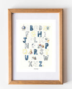 OUT OF SPACE ALPHABET PRINT