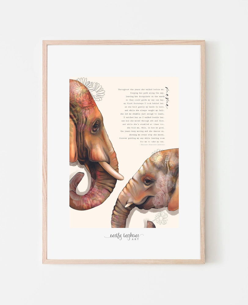 
            
                Load image into Gallery viewer, MAMA PRINT - ELEPHANT
            
        